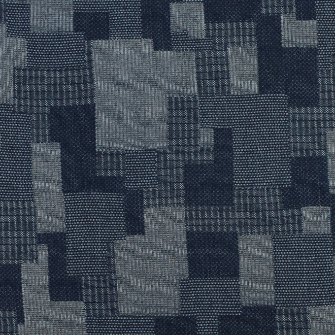 Jacquard Jeans, blau