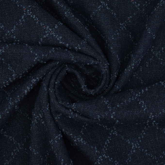 Jacquard Jeans Checks, dunkelblau