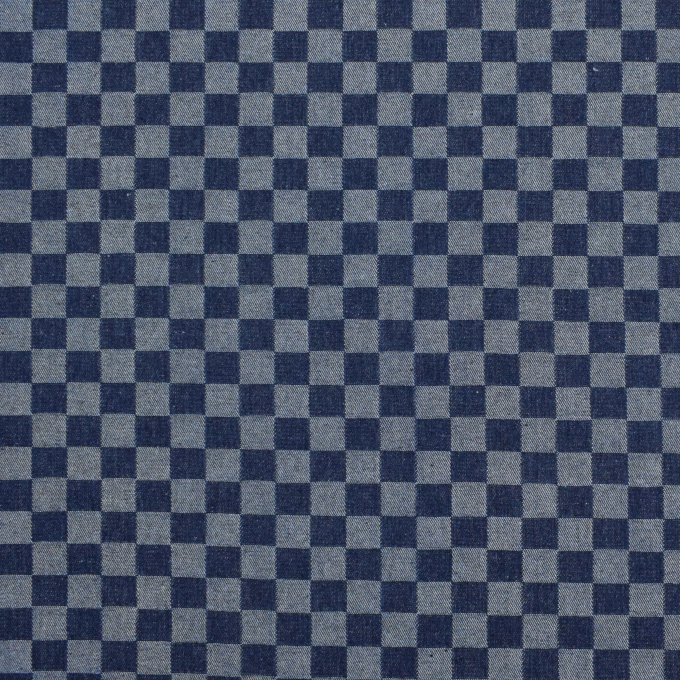 Jacquard Jeans Checks, dunkelblau