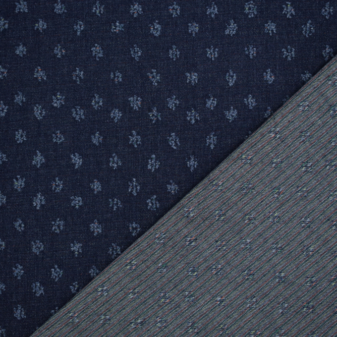 Jacquard Jeans Destroyed Dots, dunkelblau