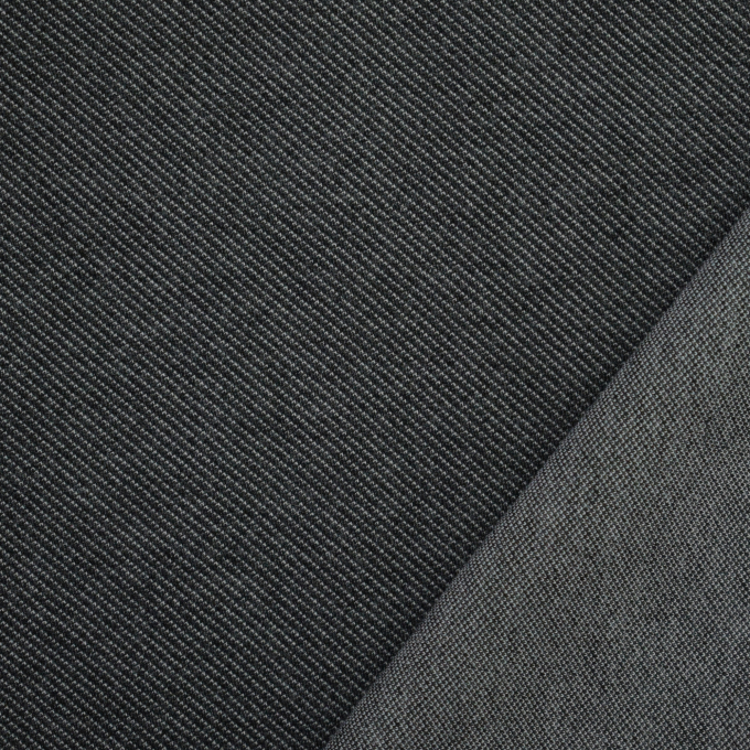 Jacquard Jersey Denim, zwart