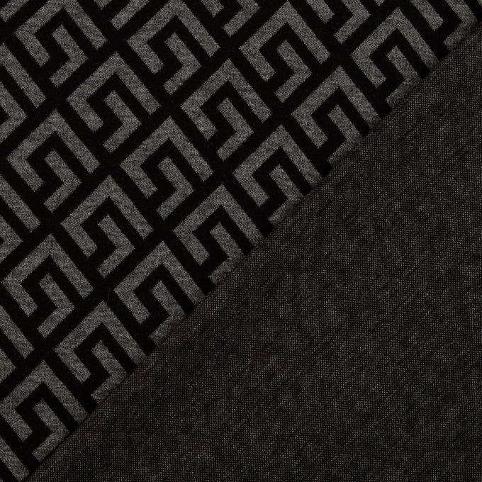 Jacquard jersey Dinah, grijs