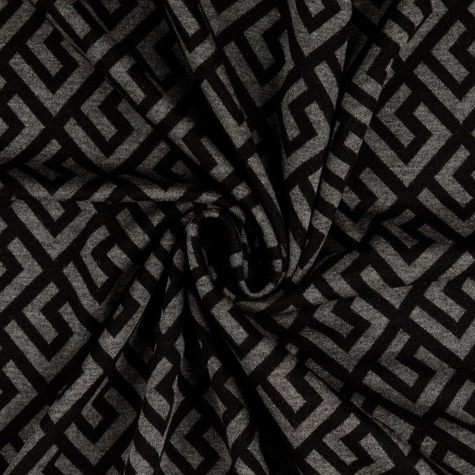 Jacquard jersey Dinah, grijs