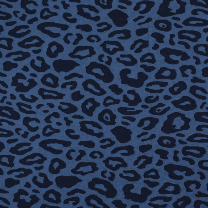 Jacquard jersey Albstoffe Hamburger Liebe Western Fairy Tales Safari, donkerblauw