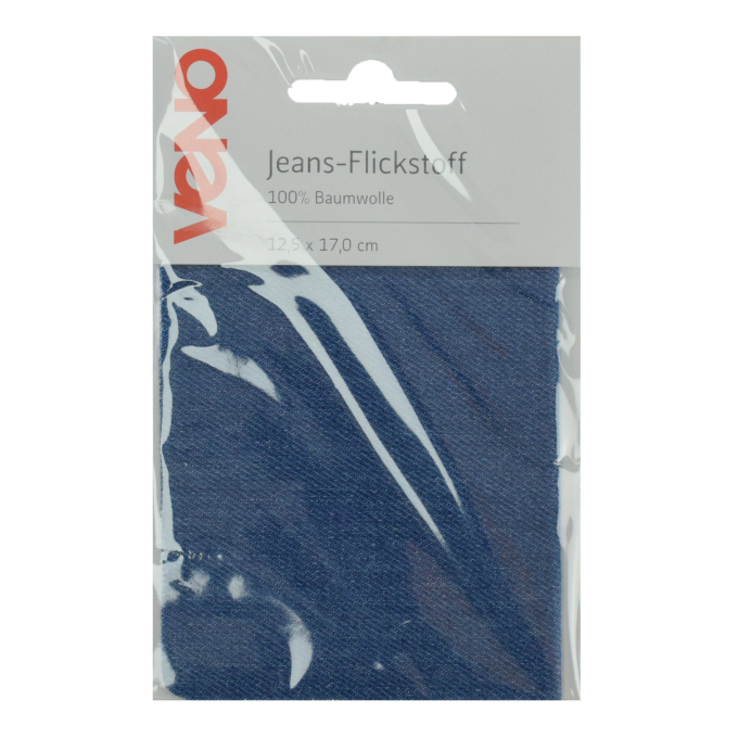 Tissu thermocollant réparation jean, 235=bleu