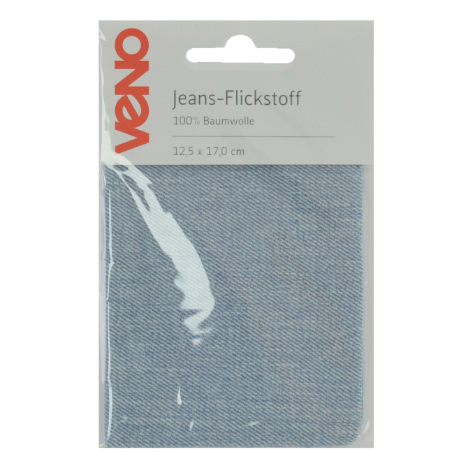 Tissu thermocollant réparation jean, 259=bleu clair