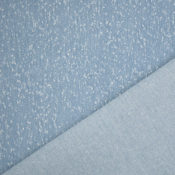 Jeansstoff Used Look, hellblau
