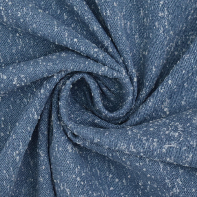 Jeansstoff Used Look, mittelblau