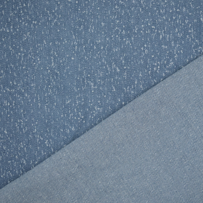 Jeansstoff Used Look, mittelblau
