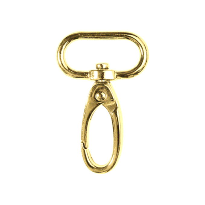 Snap fastener 25 mm, goudkleurig