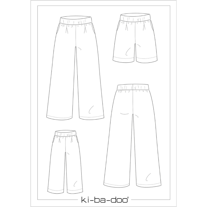 Ki-Ba-Doo naipatroon Birga Dames Broek, Duits
