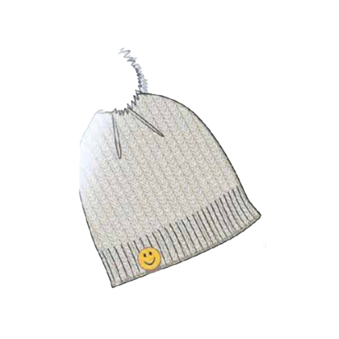 Étiquette pliable Happy Smiley