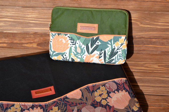 Kombi E-Book LaLilly Herzileien Laptoptasche Grande Trabajador & Pequeno Trabajador, duits