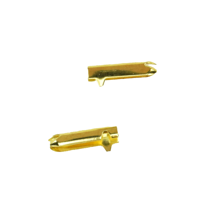 Embouts pour cordon, 5mm, couleur or