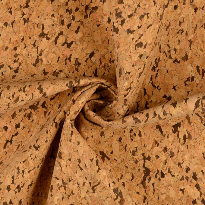 Tissu liège gros grain, 311 g, naturel