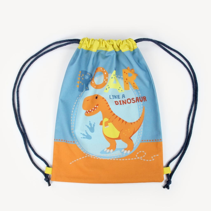 Tissu coton panneau dinosaures Dino Friends Kullaloo Cut & Sew