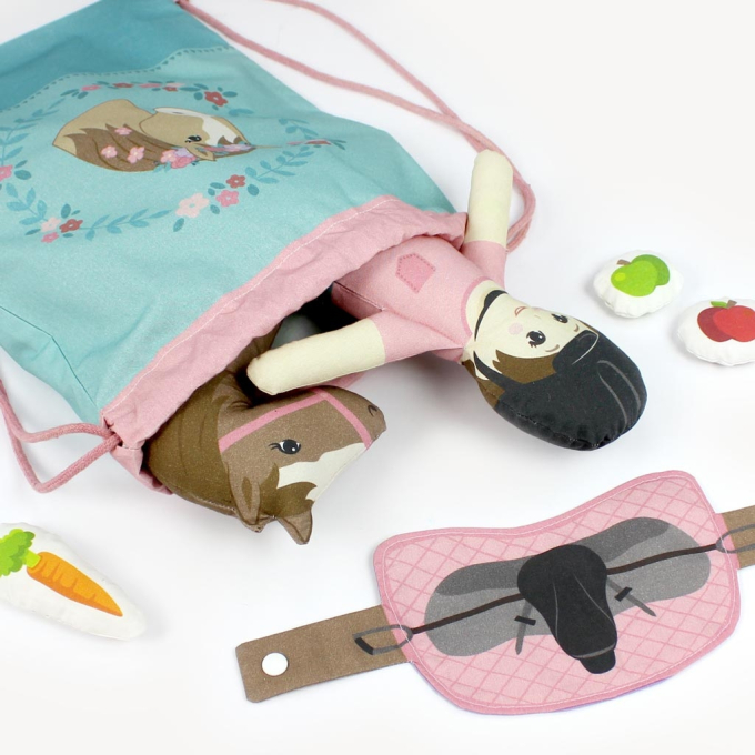 Kullaloo Cut & Sew Paneel Horse Love Katoen