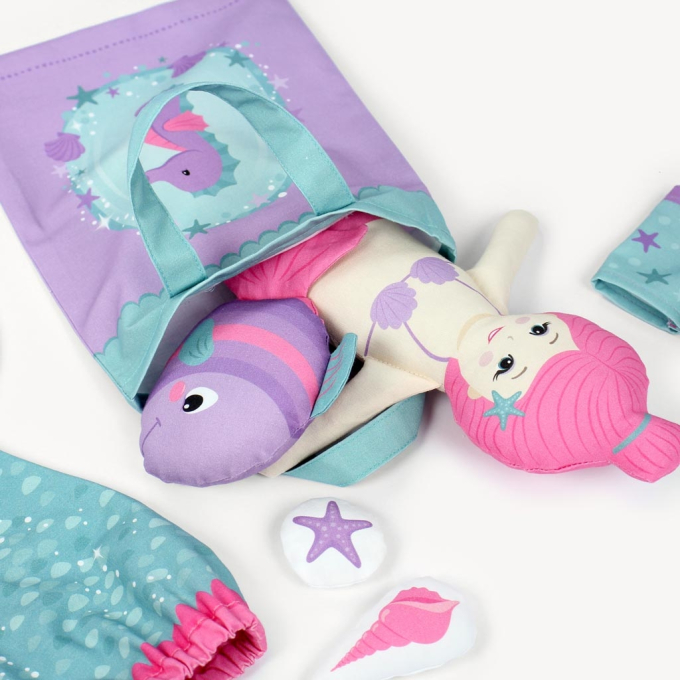 Kullaloo Cut & Sew Paneel Underwater Tales Katoen