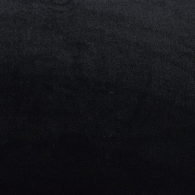 Tissu fausse fourrure, noir