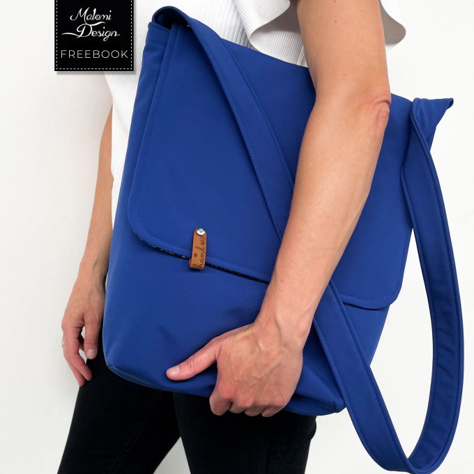 Étiquette pliable en similicuir Hand Made, marron clair