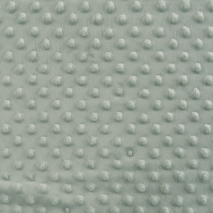 Kuschelfleece Minky Dots, blassgrün