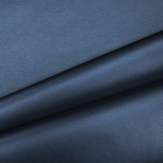 Tissu simili cuir synthétique lavea, violet foncé