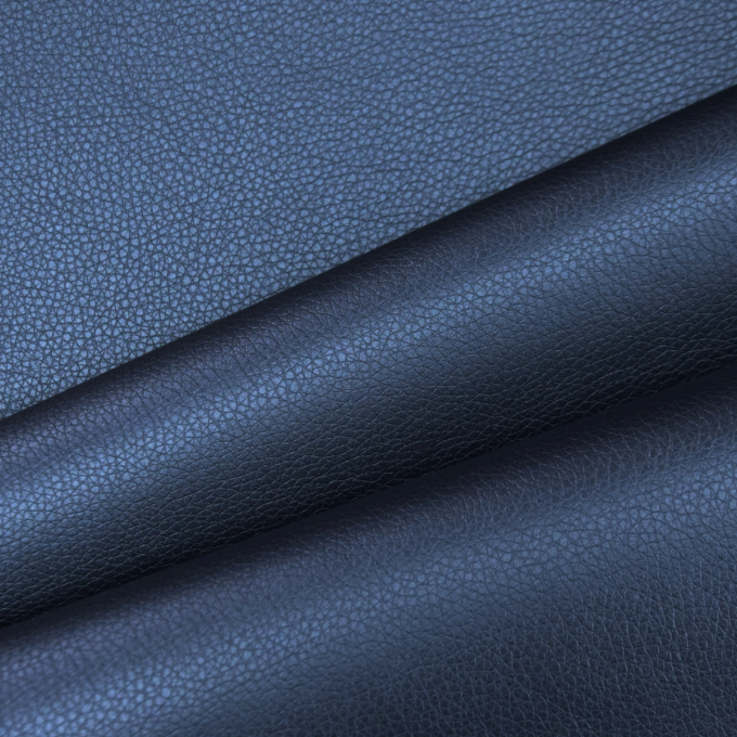 Tissu simili cuir synthétique lavea, violet foncé
