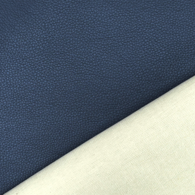 Tissu simili cuir synthétique lavea, violet foncé