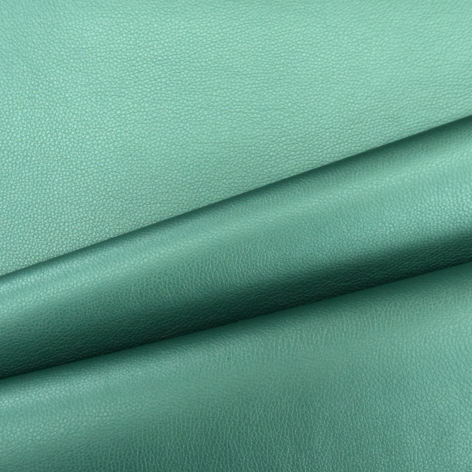 Tissu simili cuir synthétique lavea, bleu pétrole