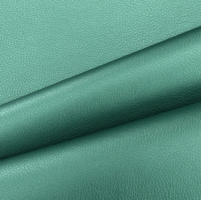 Tissu simili cuir synthétique lavea, bleu pétrole