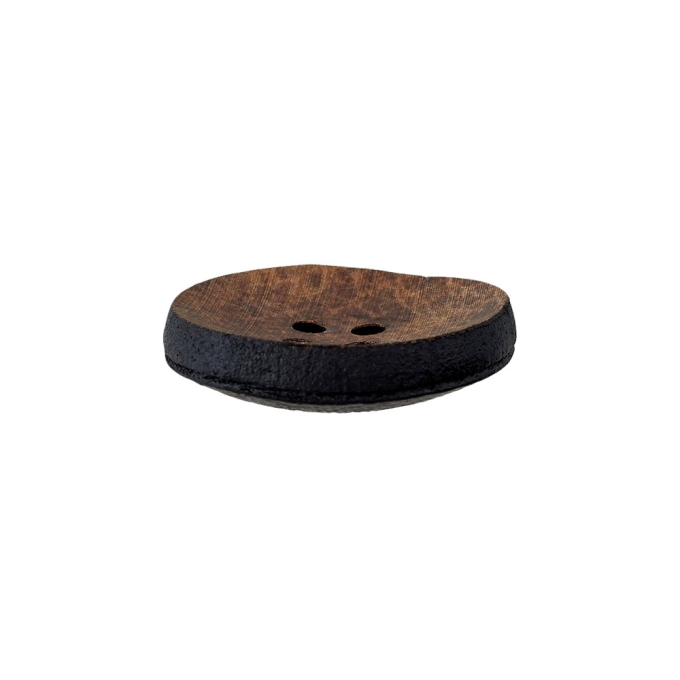 Bouton couture cuir recyclé, 23 mm 4 trous, uni