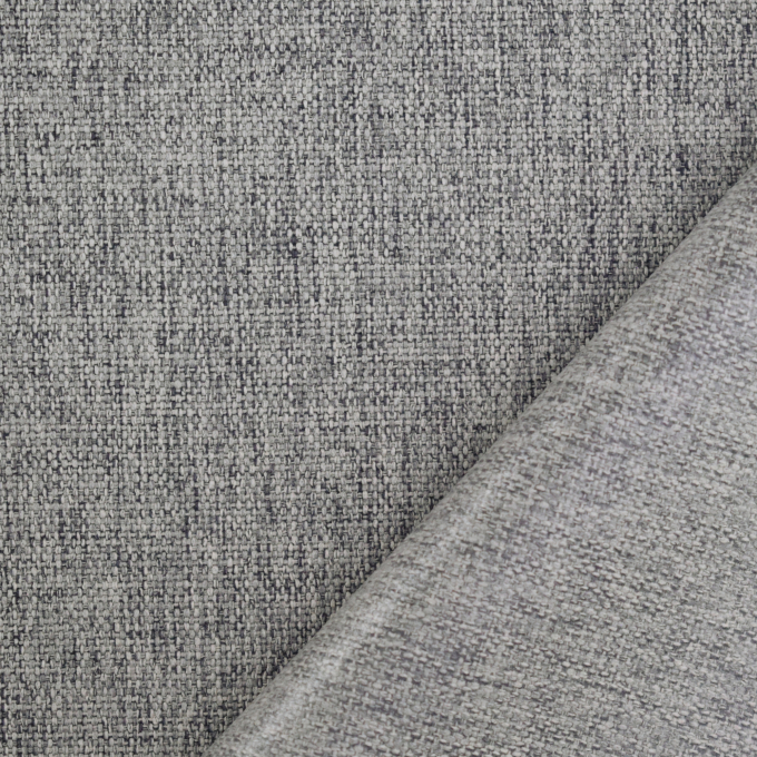 Tissu imperméable extérieur léger Melanie uni, gris clair chiné