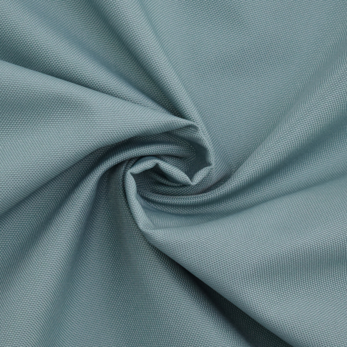 Tissu déperlant extérieur léger Panama uni, bleu pétrole pastel
