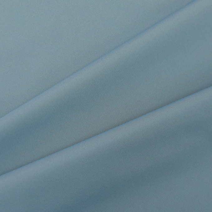 Tissu déperlant extérieur léger Panama uni, bleu ciel