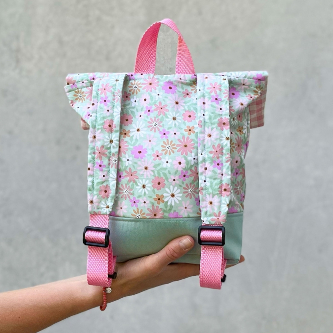 Tissu déperlant extérieur léger Panama uni, vert tilleul