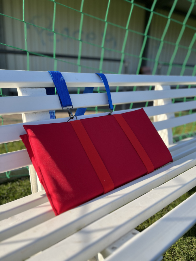 Lichte outdoorstof Panama uni, rood