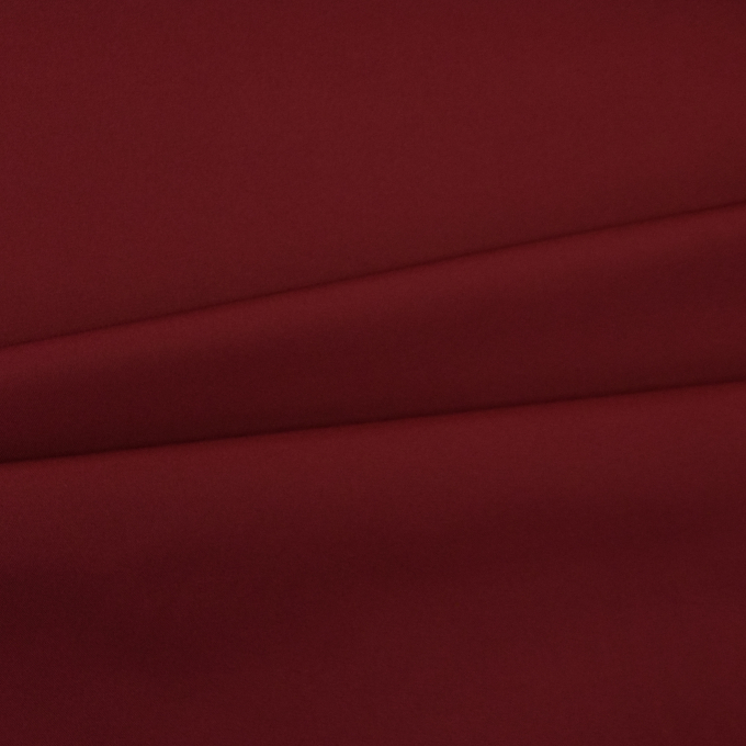 Tissu déperlant extérieur léger Panama uni, lie de vin