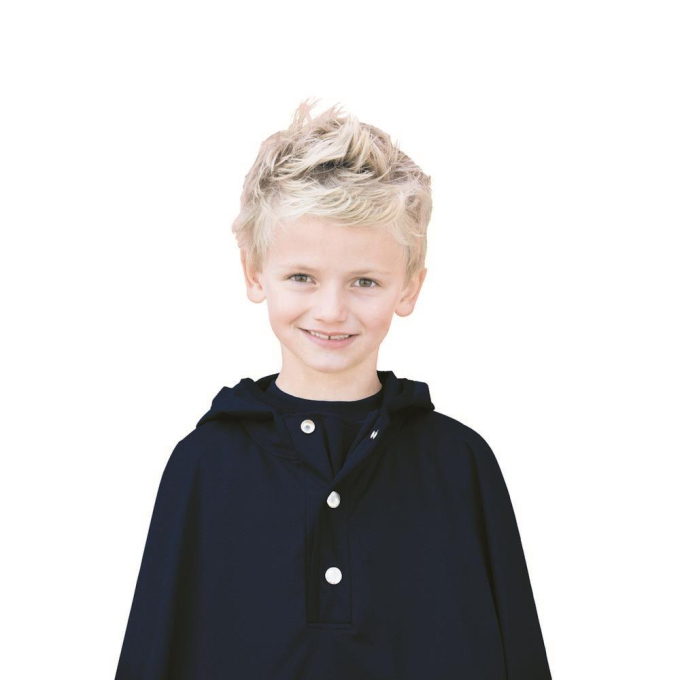 Tissu imperméable K-way léger Uni, marine