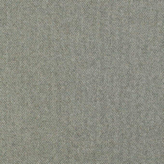 Lightweight Wool fabric herringbone, olive green