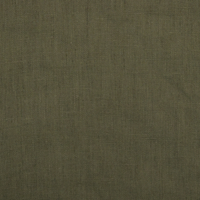 Tissu lin Mila, vert kaki
