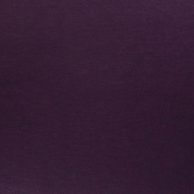 Tissu lin coton, aubergine
