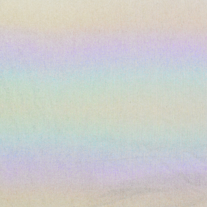 Linnen mix folieprint Rainbow, naturel