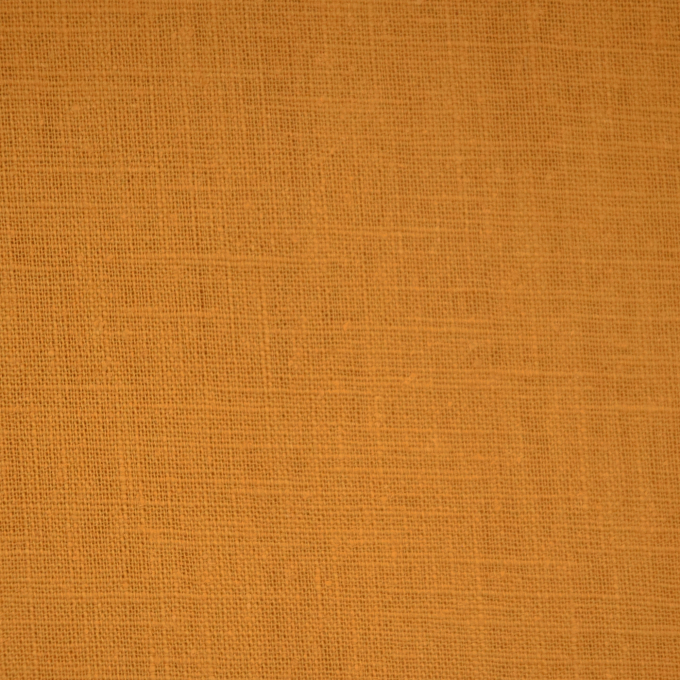 Tissu lin coton, jaune miel