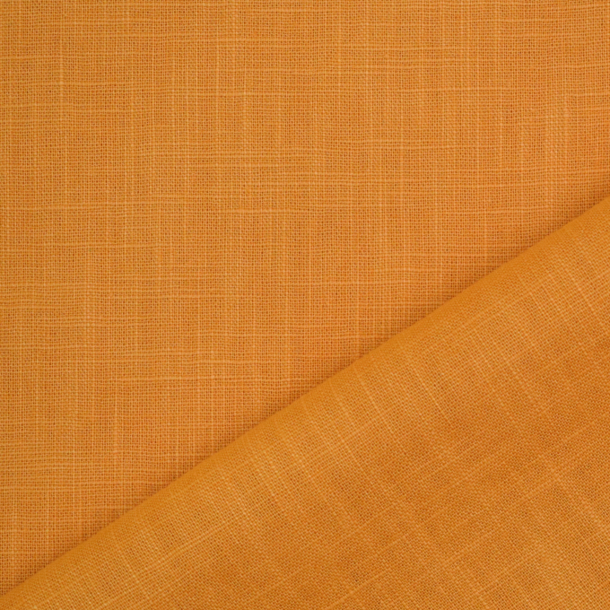 Tissu lin coton, jaune maïs