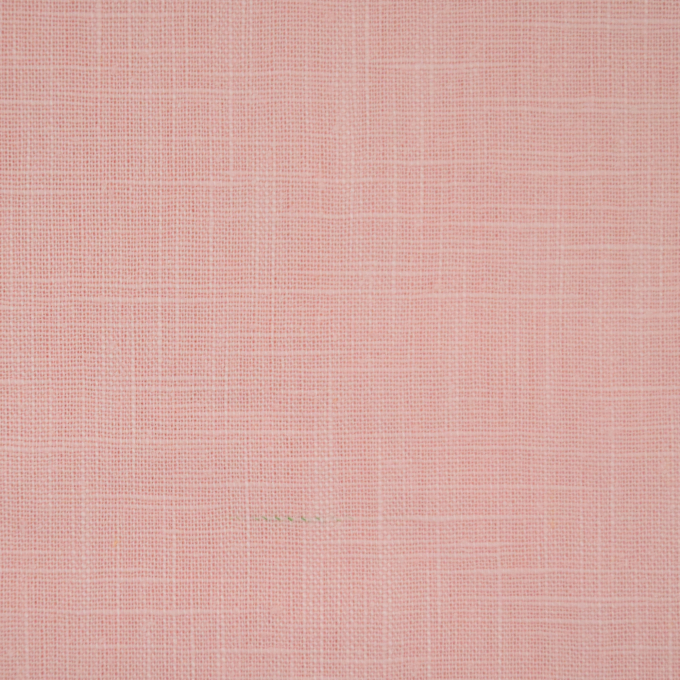 Tissu lin coton, rose