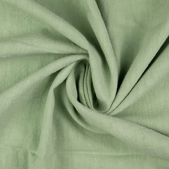 Linnen mix stonewashed, licht pastelgroen