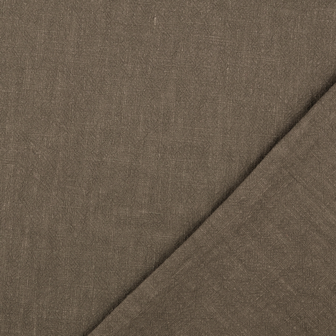 Linnen mix stonewashed, olijfgroen