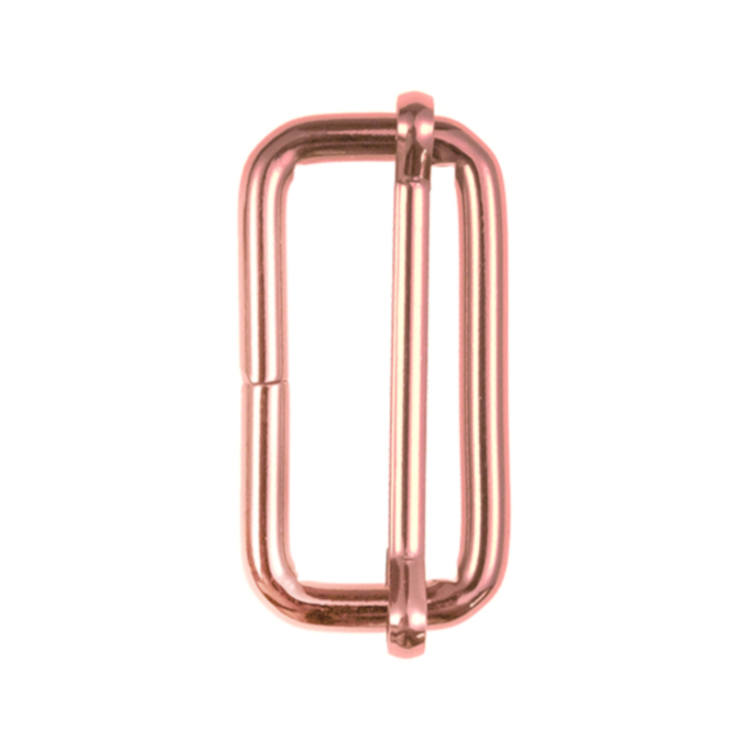 Schuifgesp 40 mm, roségoudkleurig