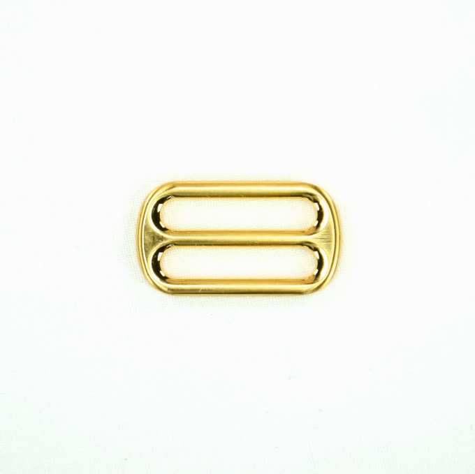 Schuifgesp metaal 25 mm, goud