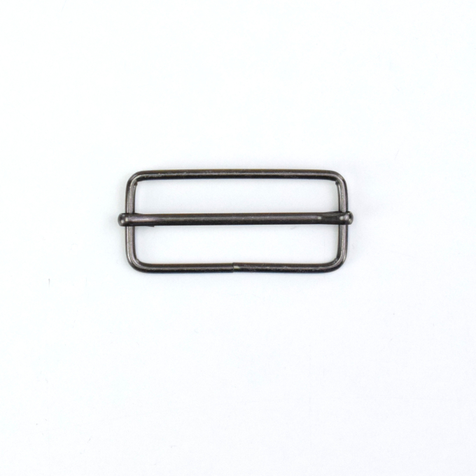 Schuifgesp metaal 38 mm, gunmetal